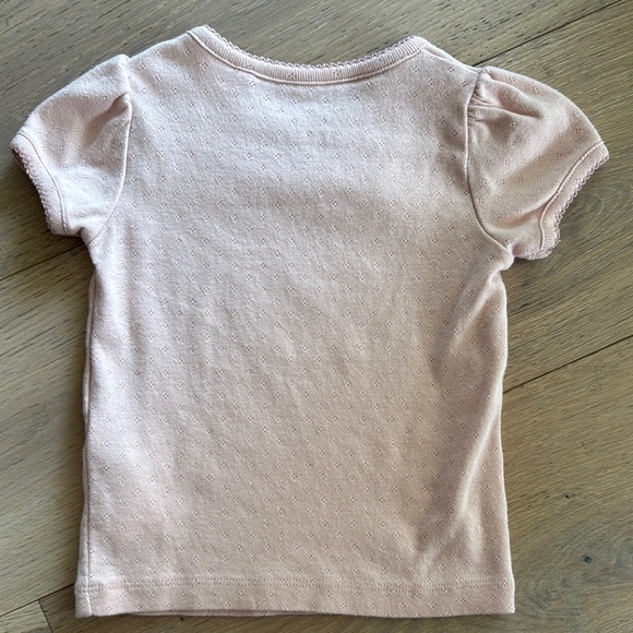 Mini Boden Short Sleeve Tee Pink - Picture 2 of 2